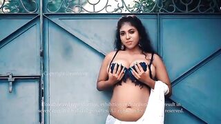 Indian Bhabhi Roohi 17 with massive ass gets naked and shows off her nude body